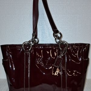 Coach Patent Leather Tote